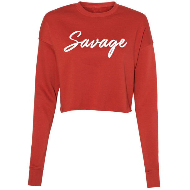 SAVAGE Women's Crop Sweater