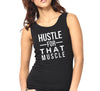 hustle for muscle womens black tank.jpg